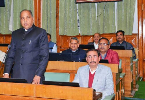 नेता प्रतिपक्ष जयराम ठाकुर ने कांग्रेस सरकार पर निशाना साधा