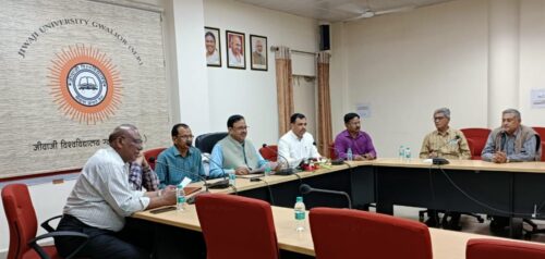 सरदार पटेल यूनिवर्सिटी मण्ड़ी एवं जीवाजी विश्वविद्यालय ग्वालियर के बीच समझौता ज्ञापन