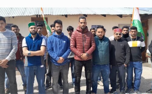 युवा कांग्रेस देशभर उग्र धरना प्रदर्शन कर रही है