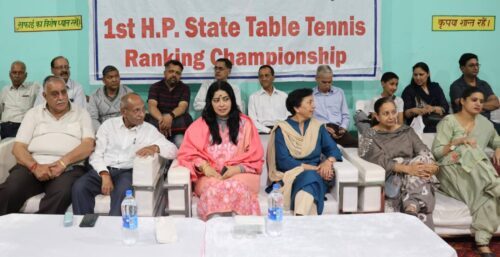 राज्य स्तरीय टेबल टेनिस रैंकिंग प्रतियोगिता का शुभारंभ