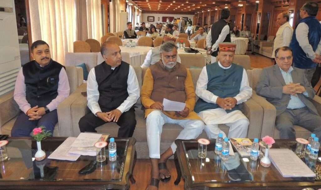 मोदी सरकार के 9 वर्ष पूर्ण होने के कार्यक्रम के लिए केंद्र मंत्री प्रह्लाद पटेल पहुंचे शिमला