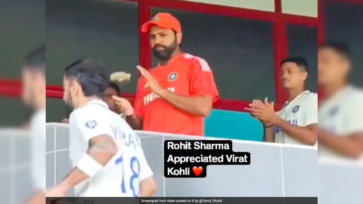 विराट कोहली और रोहित शर्मा पूर्व कप्तान के आउट होने के बाद का क्षण प्रशंसकों को सदमे में डाल देता है।  देखो |  क्रिकेट खबर