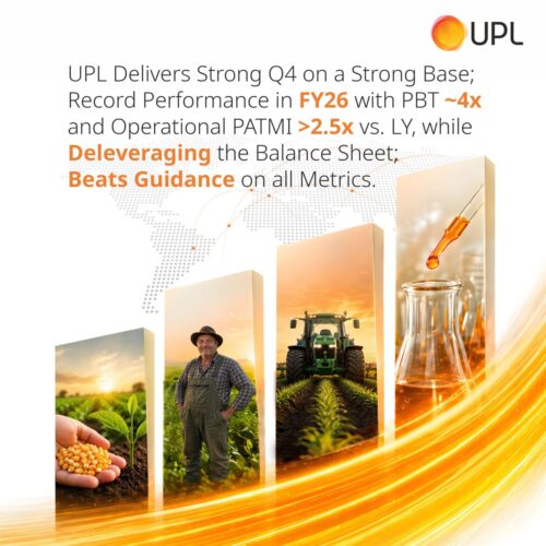 UPL FY26 Results: Revenue Rises 11%, PBT Jumps 4X Amid Strong Agri Growth